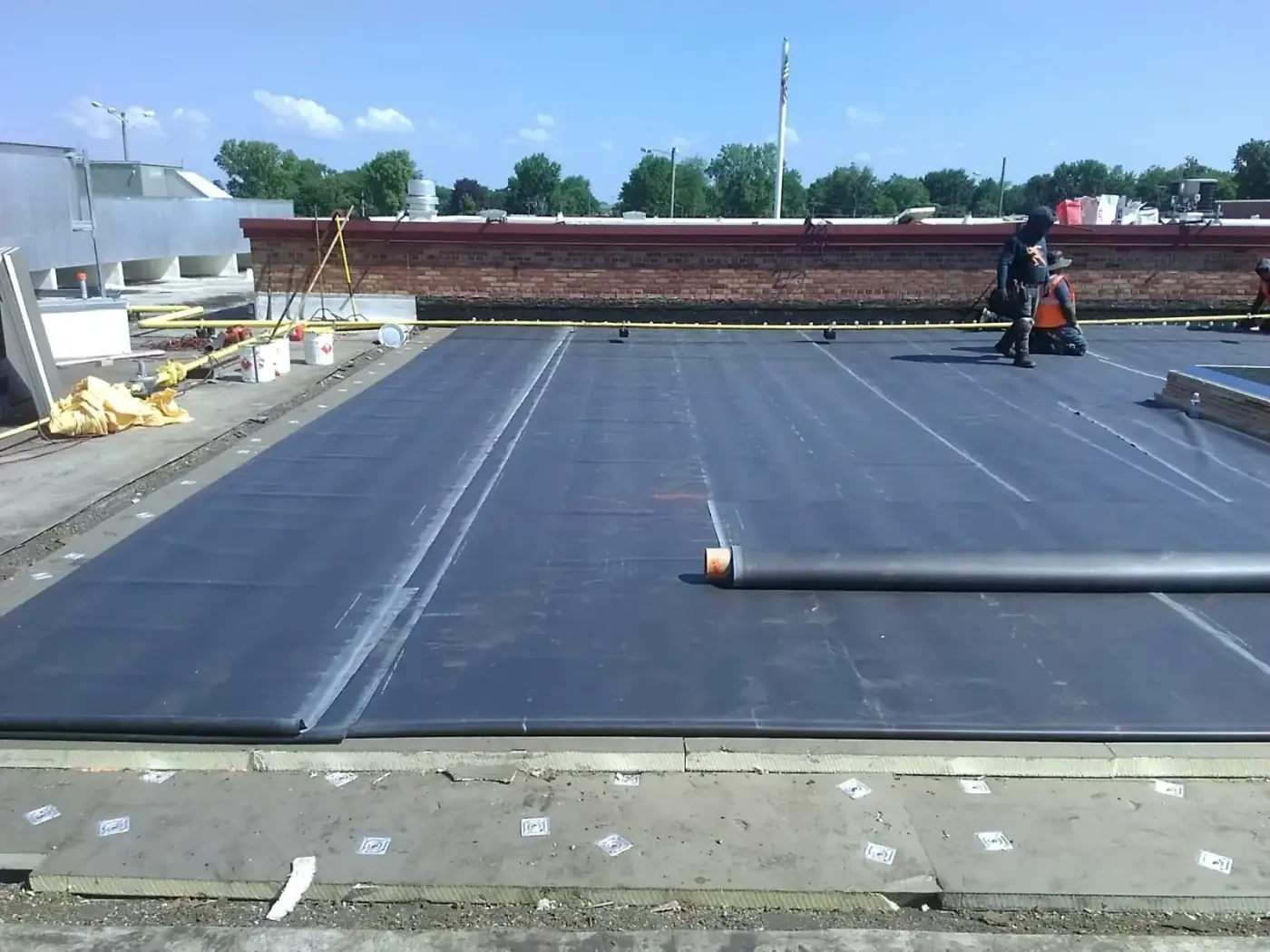 TPO 60 Mil in Lake Charles, LA commercial roofing details