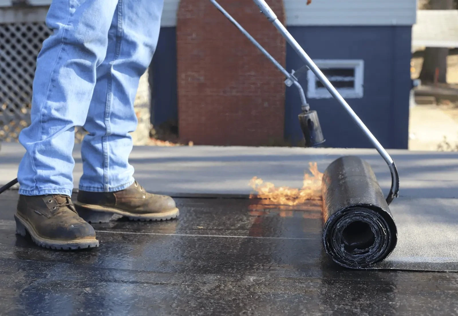 Storm Damage Roof Repair in Lake Charles, LA commercial roofing details